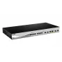 Switch de rede D-Link DXS-1210-12SC/E Gerido L2 10G Ethernet (100/1000/10000) 1U preto, prateado
