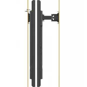 Suporte de parede iiyama MD-WM0001 para ecrãs de sinalização digital 165,1 cm (65 polegadas) preto