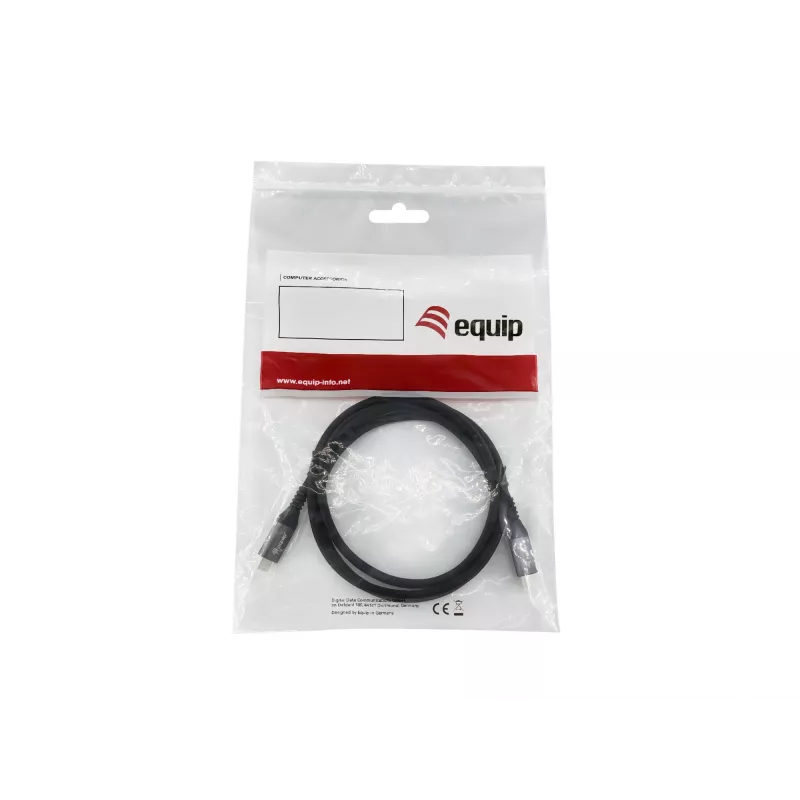 Cabo Equip USB 4 Gen 3 C para C, M/M, 1,2 m, 8K/60Hz, 40Gbps, PD3.1 240W