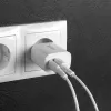 Lindy 73413 carregador USB-A e USB-C, 20 W, Power Delivery, 100–240 V, branco