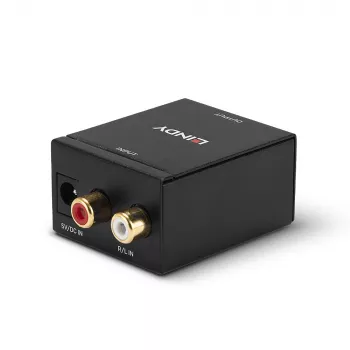 Conversor ADC Phono para TosLink (ótico) e coaxial Lindy 70309