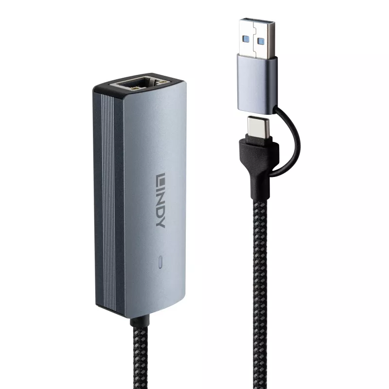Lindy 43415 conversor de USB 3.2 Gen 1 para 5G Ethernet
