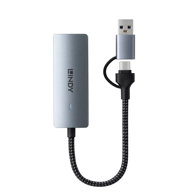 Lindy 43415 conversor de USB 3.2 Gen 1 para 5G Ethernet