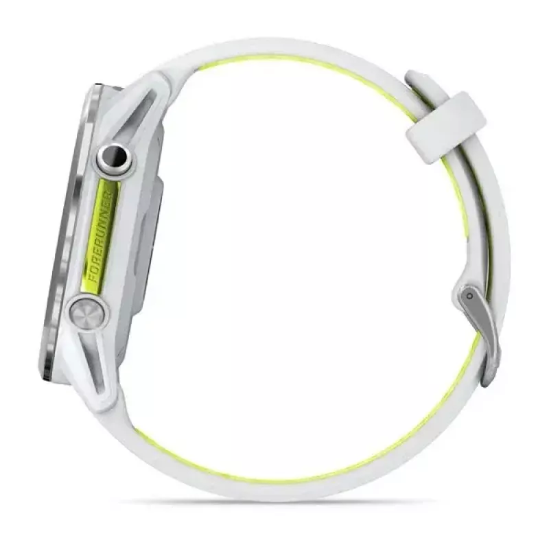 Garmin Forerunner 970 Titanium 010-02969-11 smartwatch desportivo, Whitestone/Amp Yellow