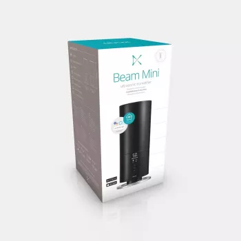 Humidificador Duux Beam Mini 2 ultrassónico — depósito de água de 3 L, indicador LED, preto