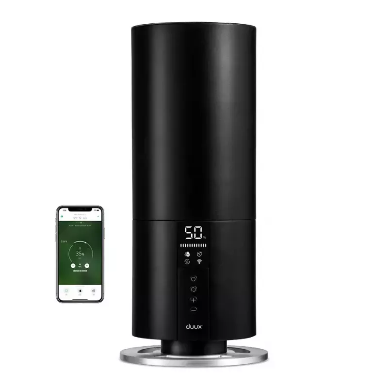 Humidificador Duux Beam Mini 2 ultrassónico — depósito de água de 3 L, indicador LED, preto