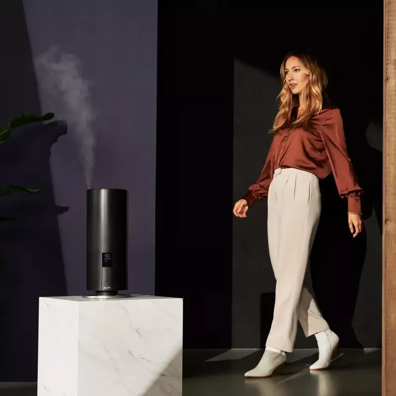 Humidificador Duux Beam Mini 2 ultrassónico — depósito de água de 3 L, indicador LED, preto