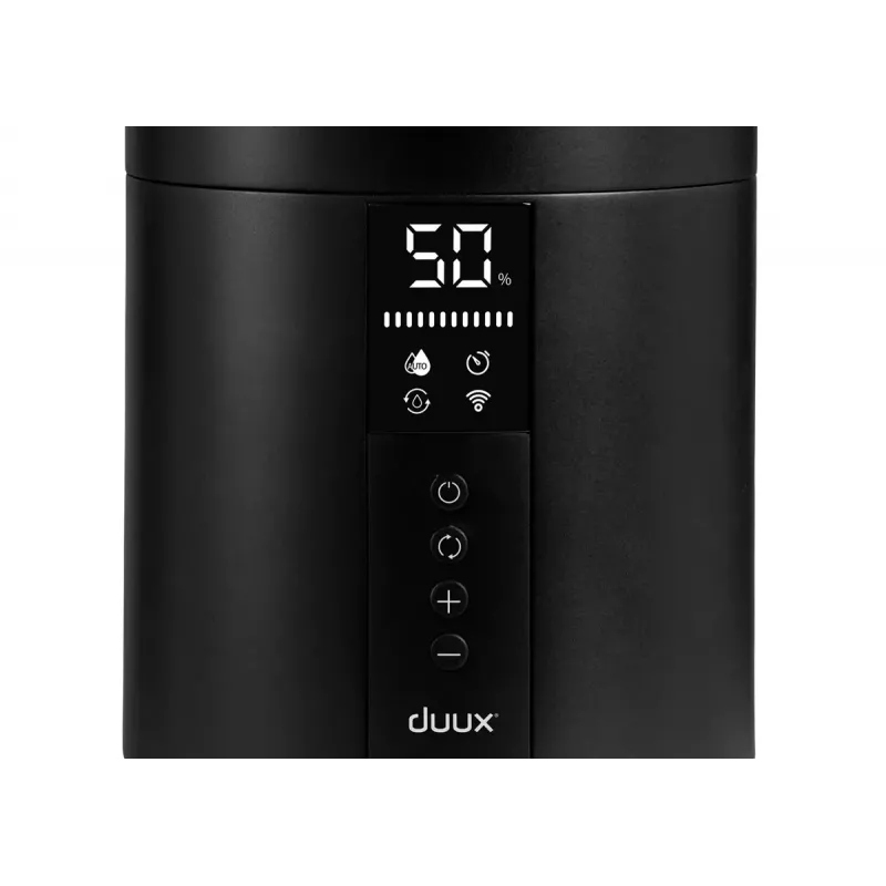 Humidificador Duux Beam Mini 2 ultrassónico — depósito de água de 3 L, indicador LED, preto