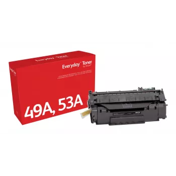 Toner preto Everyday™ da Xerox compatível com HP 49A 53A (Q5949A/ Q7553A), capacidade standard
