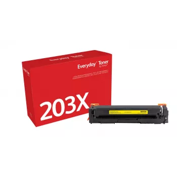 Toner amarelo Everyday™ da Xerox compatível com HP 203X (CF542X), alta capacidade
