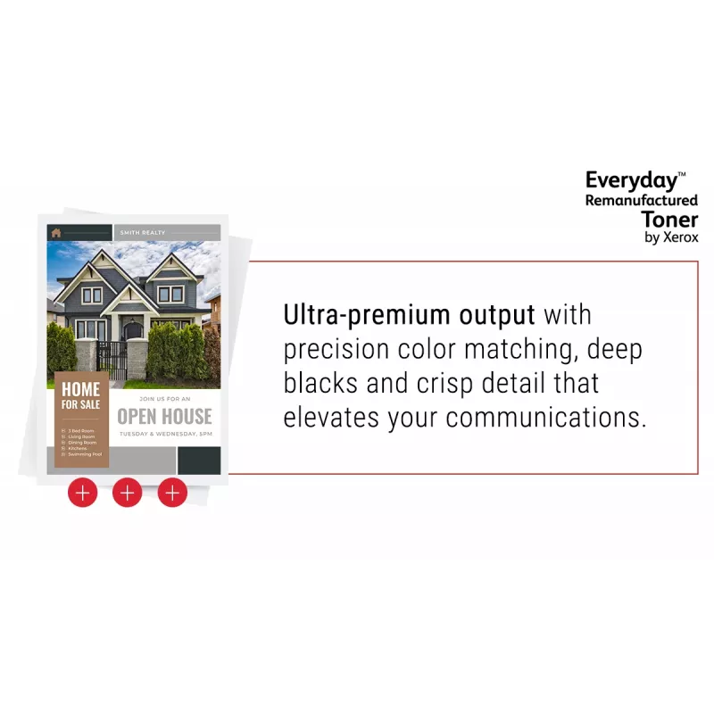 Toner preto recondicionado Everyday™ da Xerox compatível com Kyocera TK-5240K, capacidade padrão