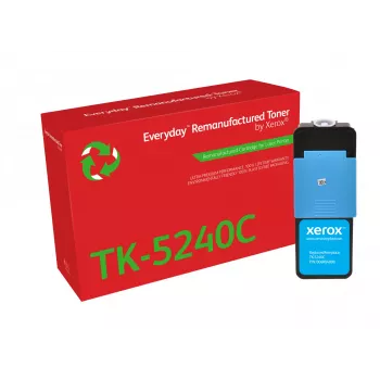 Toner ciano recondicionado Everyday™ da Xerox compatível com Kyocera TK-5240C, capacidade padrão
