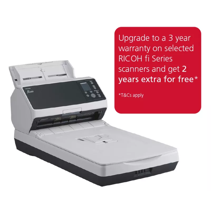 Scanner Ricoh fi-8270 ADF + alimentador 600 x 600 DPI A4 preto, cinzento