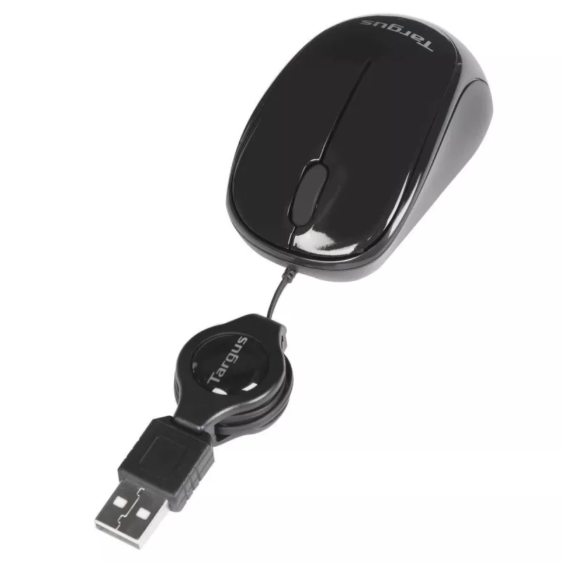 Rato Targus AMU75EU viagem ambidestro USB Type-A Blue Trace 1000 DPI