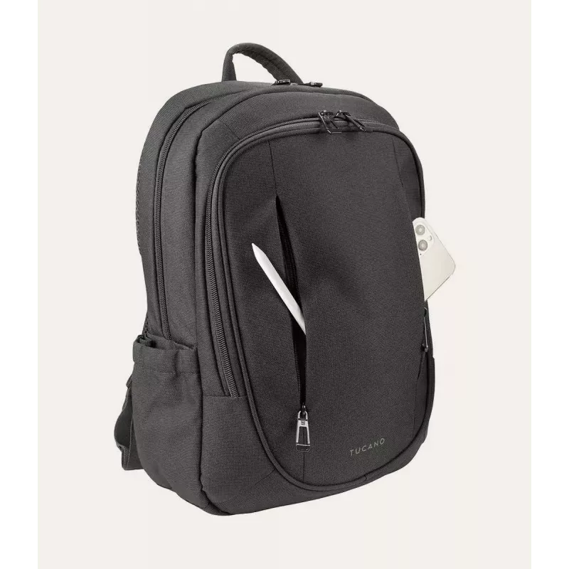 Mochila Tucano Binario Gravity Anthracite plástico reciclado