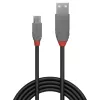 Cabo Lindy 0,5 m USB 2.0 Type-A para Micro-B, Anthra Line