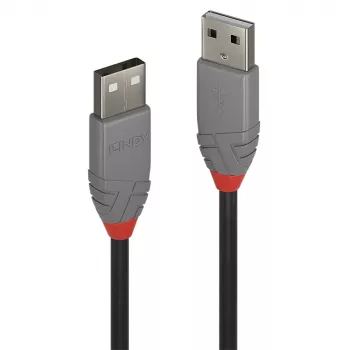 Cabo Lindy USB 2.0 Type-A para Type-A, 0,5 m, Anthra Line