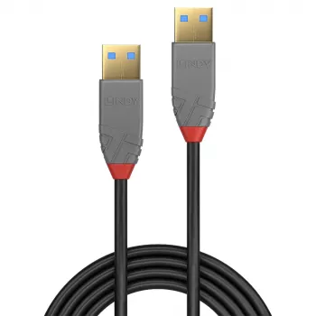 Cabo USB Lindy 2 m USB 3.2 Type-A 5Gbps Anthra Line