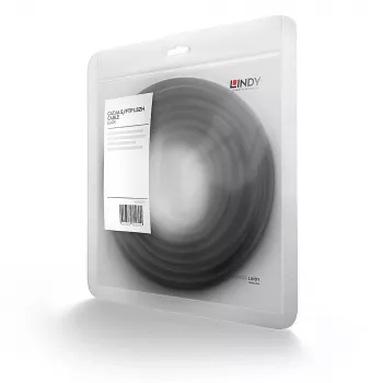 Cabo de rede Lindy 47177 preto 1 m Cat6a S/FTP (S-STP)