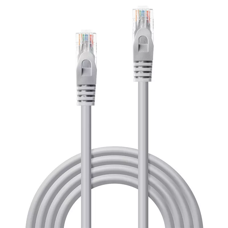 Lindy 48402 Cabo de rede Cat5e U/UTP 2 m, cinzento