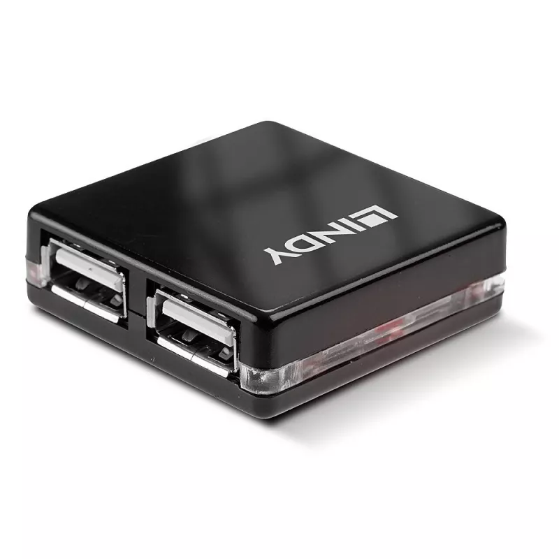 Hub USB Lindy 4 portas USB 2.0 Mini Hub