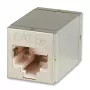 Mudança de género de cabo Lindy 60187 RJ45 metálico