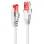 Cabo de rede Lindy 47792 branco 1 m Cat6 S/FTP (S-STP)