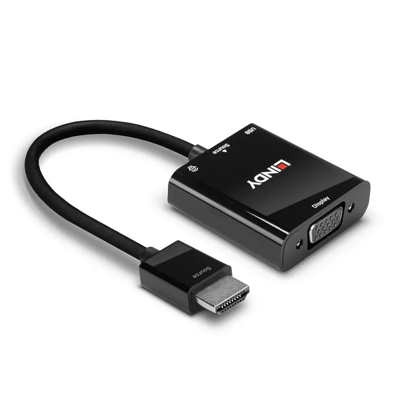 Conversor HDMI para VGA e áudio Lindy 38285