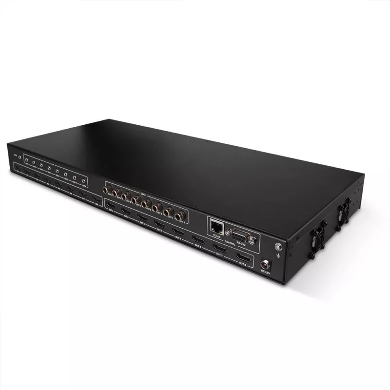 Comutador de matriz AV Lindy 8x8 HDMI 4K60 Matrix