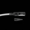Cabo de rede Lindy 2m Cat.6A S/FTP com bloqueio, cinzento