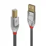 Cabo USB 2.0 Type-A para B Lindy 7,5 m, Cromo Line