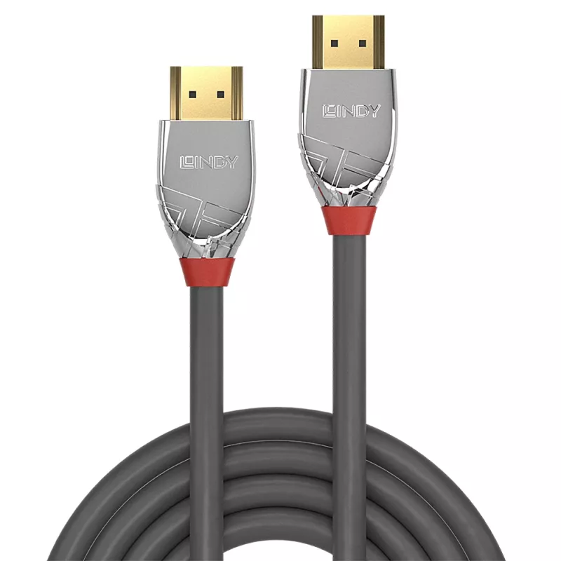 Cabo HDMI High Speed Lindy 0,5 m, Cromo Line
