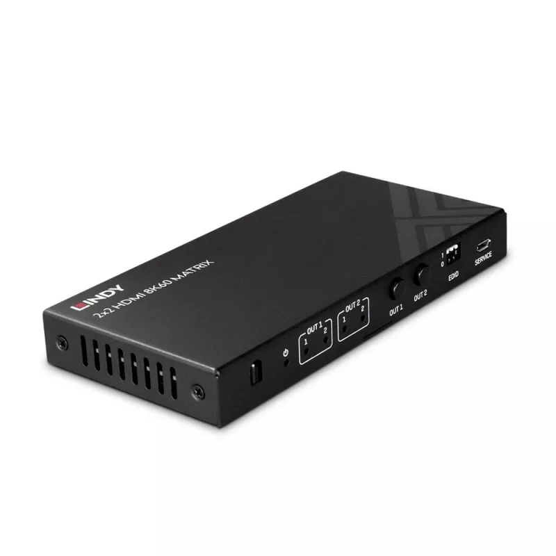 Comutador de matriz Lindy 38313 comutador de matriz AV 6,2 W