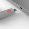 Conjunto de chaves bloqueador de porta USB Type-C Lindy, pack de 4, rosa