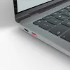 Conjunto de chaves bloqueador de porta USB Type-C Lindy, pack de 4, rosa
