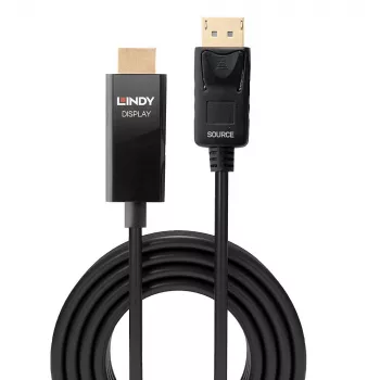 Cabo ativo DisplayPort para HDMI Lindy 1 m com HDR
