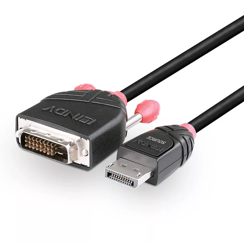 Cabo DisplayPort para DVI-D Lindy 1 m
