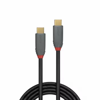 Cabo USB 3.2 Type-C Lindy 2 m, 5A PD, Anthra Line