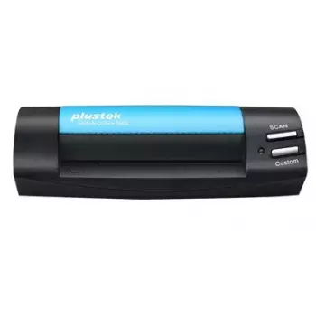 Plustek MobileOffice S602 digitalizador de cartões de visita 1200 x 1200 dpi A6 preto, azul