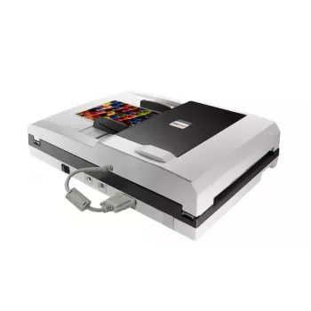 Plustek SmartOffice PL4080 digitalizador ADF com mesa e ADF 600 x 600 DPI A4 preto, cinzento