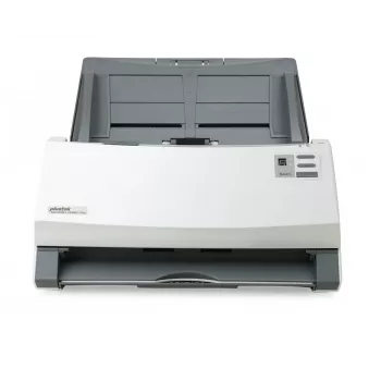 Plustek SmartOffice PS406U Plus digitalizador ADF 600 x 600 DPI A4 cinzento, branco