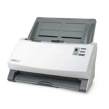 Plustek SmartOffice PS406U Plus digitalizador ADF 600 x 600 DPI A4 cinzento, branco