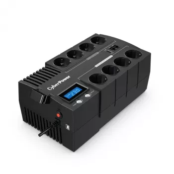Unidade de alimentação ininterrupta CYBERPOWER BR700ELCD, Line-Interactive 0,7 kVA (420 W), 8 saídas tipo F, LCD, AVR