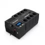 Unidade de alimentação ininterrupta CYBERPOWER BR700ELCD, Line-Interactive 0,7 kVA (420 W), 8 saídas tipo F, LCD, AVR