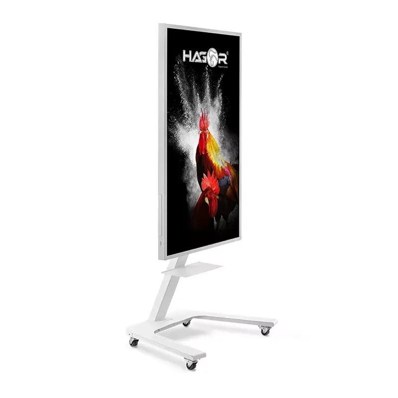 Hagor ST SA Flip II carrinho móvel para Samsung Flip WM65R de 65 polegadas, branco