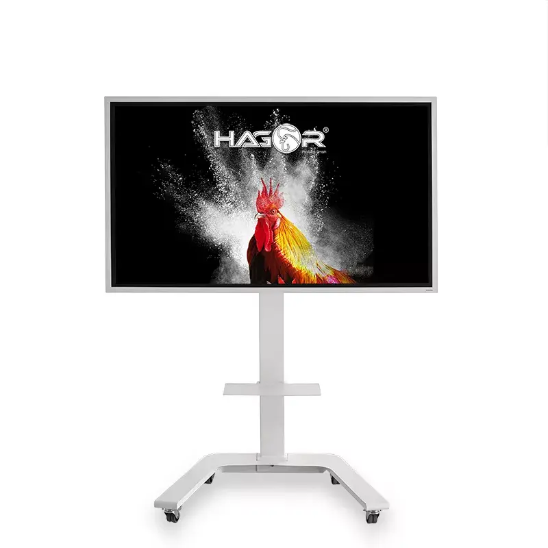 Hagor ST SA Flip II carrinho móvel para Samsung Flip WM65R de 65 polegadas, branco