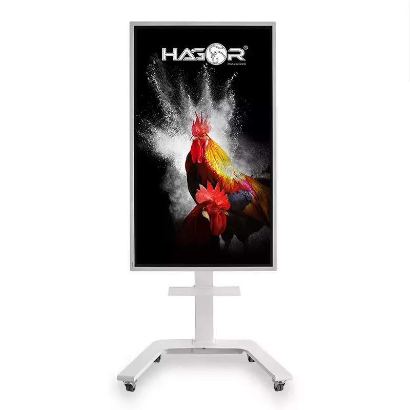 Hagor ST SA Flip II carrinho móvel para Samsung Flip WM65R de 65 polegadas, branco