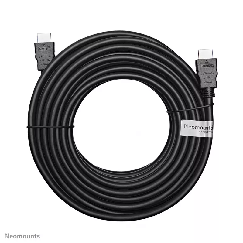 Cabo HDMI Neomounts HDMI35MM - 10 metros, 10 m, HDMI Type-A (Standard), HDMI Type-A (Standard), 10,2 Gbit/s, preto