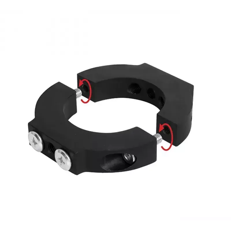 Abraçadeira B-Tech BT7841/B abraçadeira de acessório em duas partes para mastros Ø50 mm