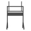 B-Tech BT8545/B carrinho para TV, 55–86 polegadas, VESA 900x600, máx. 100 kg, com prateleira, preto